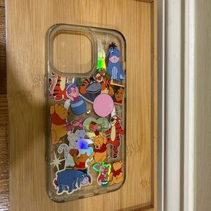 Disney Winnie the Pooh Character iPhone 16 pro max Case - Multicolor